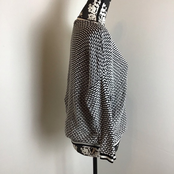 Trouve from Nordstrom Black & White Sweater Medium - Picture 3 of 8
